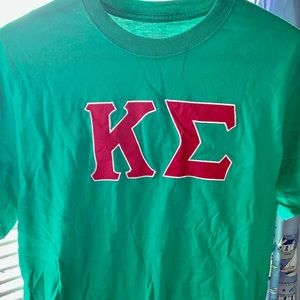 Green & Red | Kappa Sigma Block Letter T-Shirt